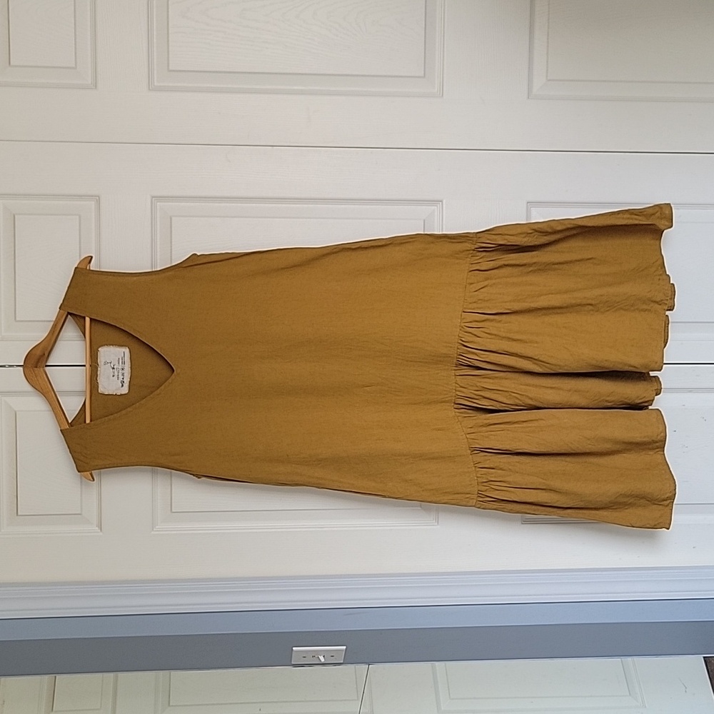 notPERFECTLINEN Patna Dress bronze brown Medium